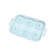 파미레 위노하우 구슬 모양 동그란 실리콘 아이스볼 6구, 그린, 1개