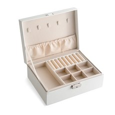 도림 대용량 악세사리 보관함 싱글레이어, 1개, 화이트