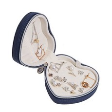 앤티스 셀린 실속 휴대용 보석함, 네이비, 1개