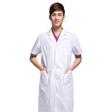男款短袖醫師袍