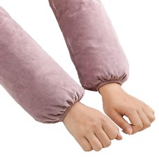 찐노마진몰 天鵝絨工作袖套 3件組, 09 紫色