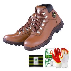 MASTIFF 安全鞋 MS-60 + 護腿 + 塗層手套 組, 1套