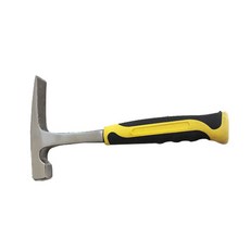 Mudaseu脂質探查木工工具鑿子鑿子錘子錘子平型 黑黃色, 1個, 單品