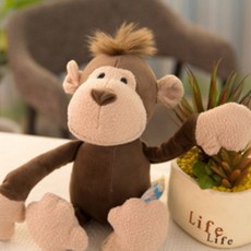 해솔 동물에 왕국 애착 인형, 원숭이 브라운, 기린전