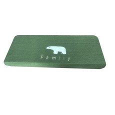 무접착 미끄럼방지 매트 ㄱ자형 곰, 04 녹색, 1개