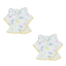 nawanis 兒童紗布圍兜2入組