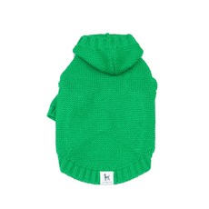 Designsano狗狗連帽針織衫, 綠色
