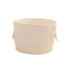 illujen 簡約現代風棉線洗衣用品收納整理籃, A, 1個