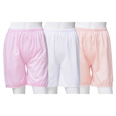 캐리루시 임산부 자수 편면 5부 하의 3종 세트