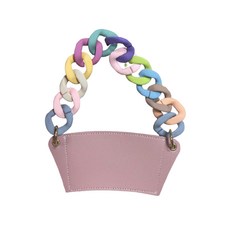 PARA:D 便攜式PU皮革杯套, 粉色的