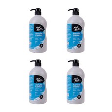 Life Gongjakso 壓克力顏料 灰色 4入, 1色, 1L