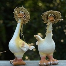 鴨飾 2p + 草帽 2pcs x 2p 套組, 混色