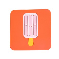 快速整理隔熱家用盤子墊防水矽膠杯墊, 01 冰淇淋