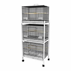 Leaf Parrot 鳥籠層架, 白色, 1個