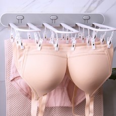 多功能折疊式壁掛曬衣架, 1個, 灰色