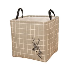 Safe Top 可愛布藝洗衣籃, 06 鹿, 1個