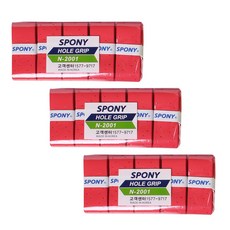 SPONY 軟式貼合孔洞握把布 30入, 紅色