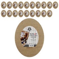 Phoenix 黃麻帆布橢圓形 20p, 棉布