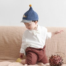 BABYBLEE 兒童口袋拼色長褲