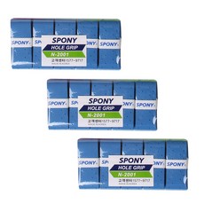 SPONY 軟式貼合孔洞握把布 30入, 藍色