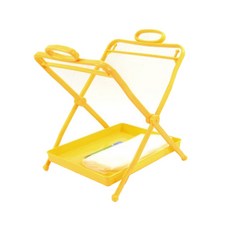 折疊式垃圾袋架, 黃色的