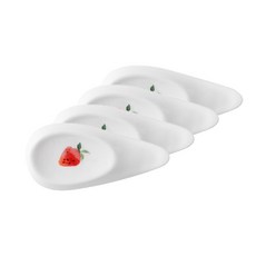 Life Lab陶瓷湯匙筷子架, 草莓, 4個