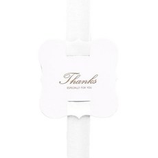 簡約感謝腰帶吊牌, 單一顏色, 100個