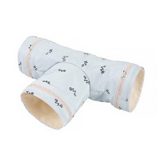 carno 貓咪玩具隧道 Y字型, 藍色, 1個