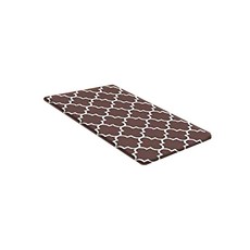 Darumi PVC北歐風圖案廚房地墊 10mm, 04 棕色