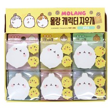 MOLANG 字符橡皮擦, 隨機出貨, 24個