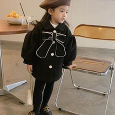 Angel Eye 女童珍珠蝴蝶結泡泡袖外套