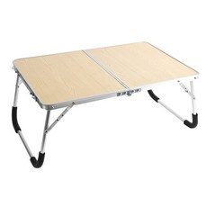 EVA 휴대용 접이식 캠핑 테이블 QB_01_01, 베이지우드