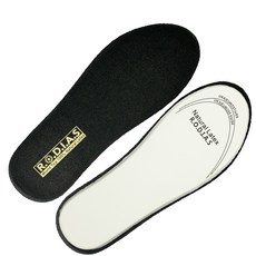 RODIAS 乳膠功能鞋墊 245mm 兩面套組, 黑色的, 1套