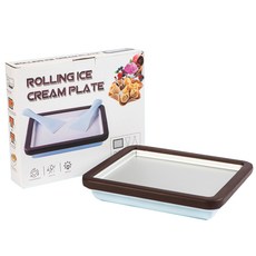 Creamy鐵板冰淇淋機2, 棕色的