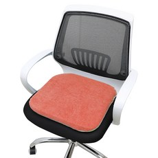 DAEHAN 商城 便攜式3段溫控遙控USB單人溫熱發熱坐墊 DH-HEAT, 素色橘紅色, 40 x 40 cm