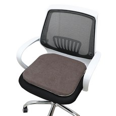 DAEHAN 商城 便攜式3段溫控遙控USB單人溫熱發熱坐墊 DH-HEAT, 素色深棕色, 40 x 40 cm