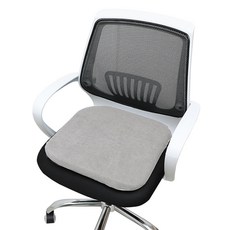 DAEHAN 商城 便攜式3段溫控遙控USB單人溫熱發熱坐墊 DH-HEAT, 素色灰色, 40 x 40 cm