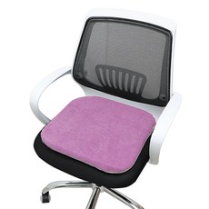 DAEHAN 商城 便攜式3段溫控遙控USB單人溫熱發熱坐墊 DH-HEAT, 素色紫色, 40 x 40 cm