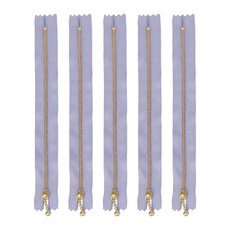 YKK 粉彩金屬拉鍊 20cm, 葡萄, 5個