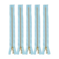 와이케이케이 브랜드얀 파스텔 메탈지퍼 20cm, 하늘, 5개