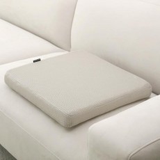 BEE STORE 素色透氣網眼坐墊, 淺褐色的