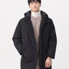 MIND BRIDGE 男款可拆式連帽羽絨夾克 MUDJ8102