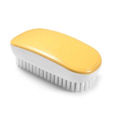 퀵살림 마카롱 세탁 브러쉬 신발 쇼트, 04 노란색, 1개