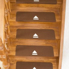 Itemtrade 무접착 미끄럼방지 매트 ㄱ자형, 21 갈색 화살표, 1개