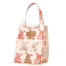 BSup 便攜式保冷便當袋, 02 粉紅兔子