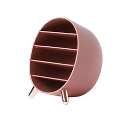 메이크미 화장품 립 보관함, 톤다운핑크, 1개