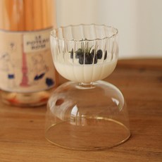 金邊兩用甜點杯 290ml, 單一顏色, 1個