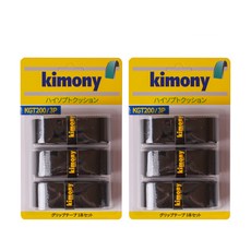 KIMONY High Soft 新款緩衝握把布 KGT200 3入, 黑色