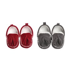 JOY MULTI 女孩童拼接流蘇學步鞋2入組