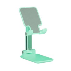 하이어데코 접이식 탁상용 휴대폰 거치대 6.6 x 11 x 16cm, 민트, 1개